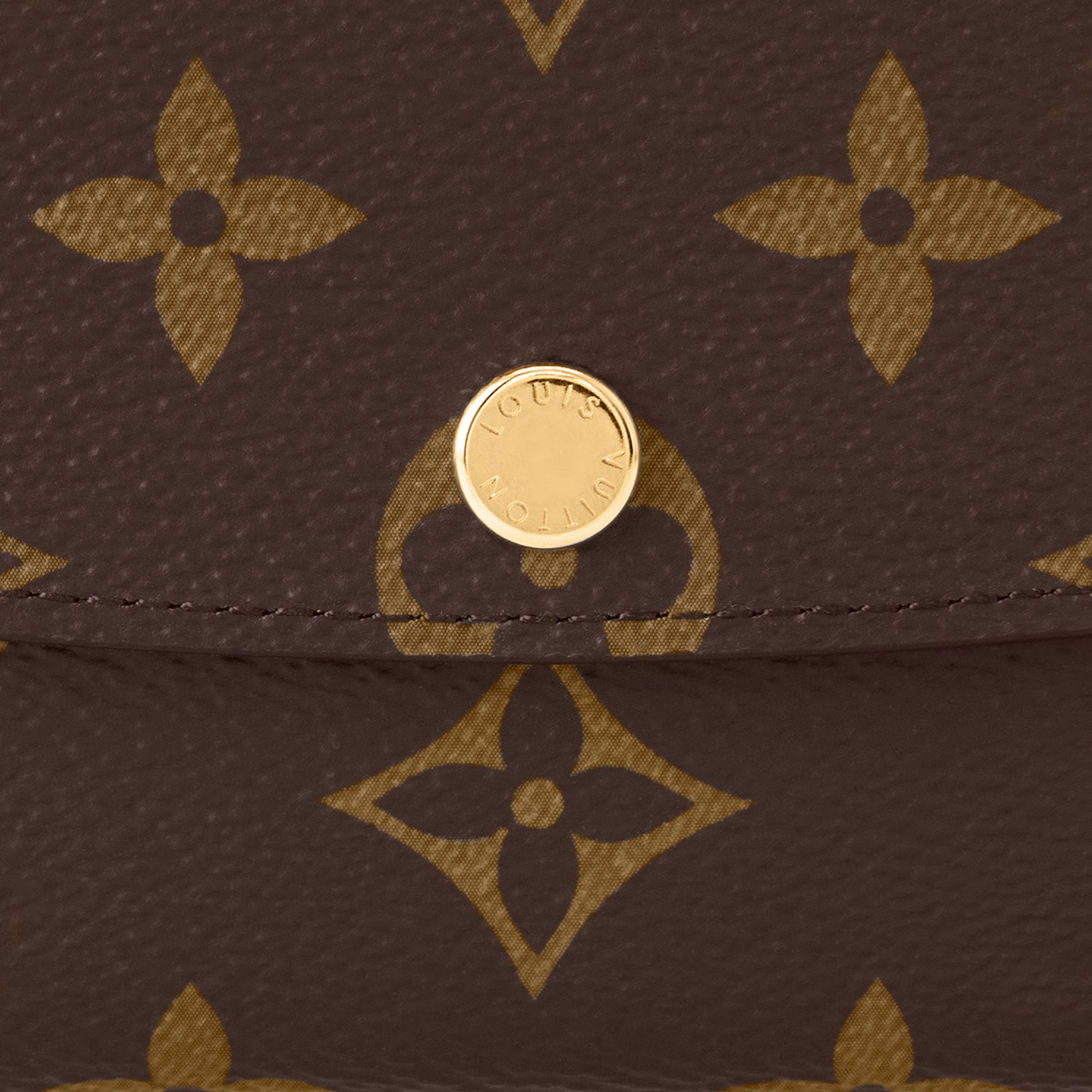 Louis Vuitton Monogram Compact Wallet 2024 7.6